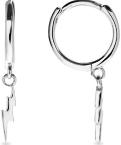 Boucles d'oreilles, Zitlu en Argent 925 et Zircon multicolore plaqué rhodium - Argent