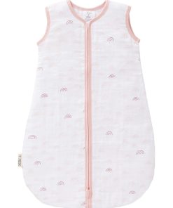 Gigoteuse légère en coton TOG 1,1 rainbow rose (0-6 mois) - Rose