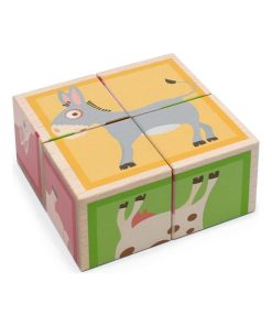 Puzzle 4 Blocs Ferme - N/A