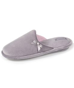Isotoner Chaussons Mules X-soft Femme Gris - Gris