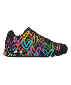Baskets Skechers Uno Highlight Love - Noir Multicolore