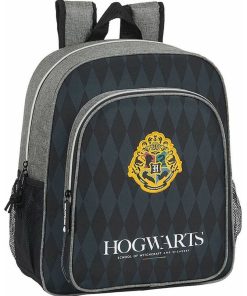 Sac à dos Scolaire Enfant Poudlard - Gris