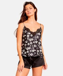 Top-short LINN - Morgan - Noir