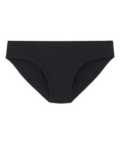 Culotte menstruelle 1ères règles flux léger à moyen en coton bio - Noir