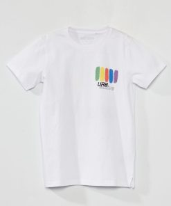 T-shirt en jersey avec imprimé - blanc