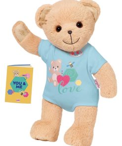 Baby born Ours en peluche bleu 36 cm - N/A