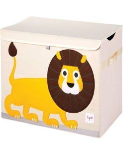 Coffre à jouets Lion - Jaune