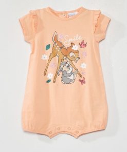 Barboteuse 'Bambi' - corail