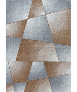 Tapis salon 200x290 BENAPO ULTIM Marron OEKO TEX idéal pour Salle à manger - Marron