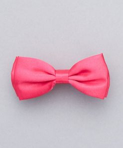 Noeud papillon satin - rose