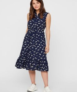 Robe sans manches Kebello - Bleu marine