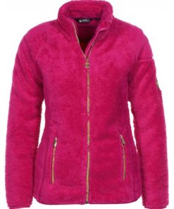 Blouson polaire femme AVIANE - Rose fushia