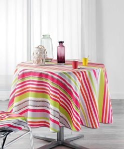Nappe ronde Collection Matelot - Rose