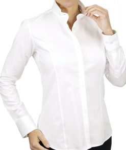 Chemise femme col cousu CATTE - Blanc