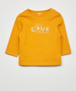 T-Shirt manches longues imprimé - GOLD LOVE