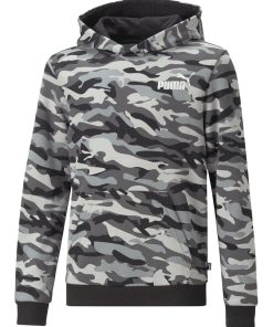 Sweat à Capuche Enfant Puma Ess+ Camo - Marron