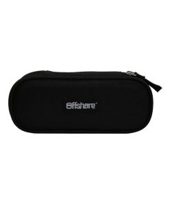 BAGTROTTER Trousse scolaire ovale Plumier Offshore Noire - Noir