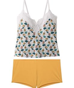 Top short TSATZIKI - Pomm'Poire - Bleu
