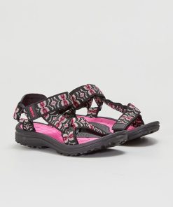 Sandales ouvertes type sport - noir