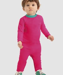 Maillot de bain bébé Baby V19 Ml Inf Long Pink ANTI UV - UV Line - Rose