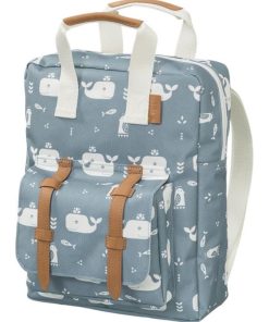 Sac à dos bébé Baleine bleue - Bleu