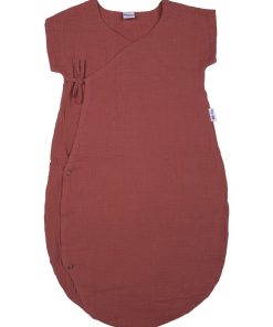 Gigoteuse Légère Double Gaze Uni Marsala Tog 1,6 (90 Cm) - Rouge