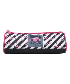 BAGTROTTER Trousse scolaire ronde Barbie Voiture - Multicolore