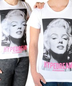 Tee Shirt Little Eleven Paris Monroedream SS Mixte (Garçon / Fille) Blanc - Blanc