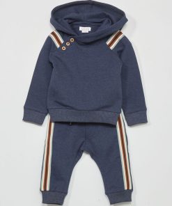 Ensemble sweat + jogging - 2 pièces - Bleu