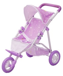 Poussette pour poupée poupon baigneur de 40 cm Le Monde d'Olivia OL-00006 - N/A