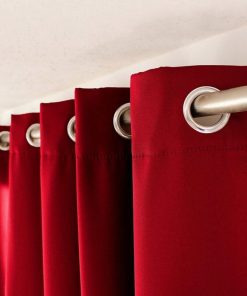 Rideau occultant thermique 140x240 Guimauve rouge - Rouge