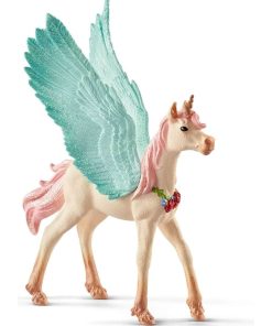 Figurine Bayala : poulain licorne-pégase bijou - N/A