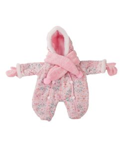 Vêtements pour poupée de 30 à 33 cm : Combinaison rose pour bébé - N/A