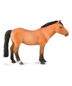 Figurine Cheval XL : Étalon Mongol Couleur Marron - N/A