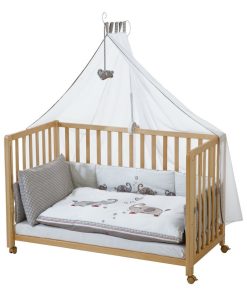 ROBA Lit cododo "Jumbotwins" 60 x 120 cm + équipement complet - Marron