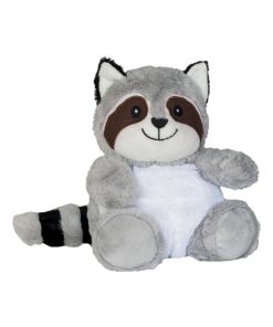 Peluche Bouillotte Raton Laveur - Made in France - Gris