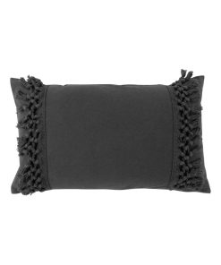 Coussin Salma - gris anthracite