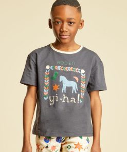 T-shirt en jersey X Nilac Studio - Gris