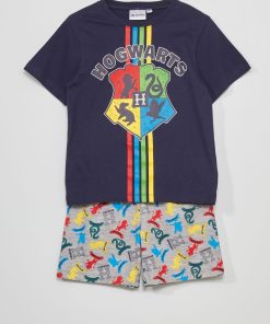 Pyjama 'Harry Potter' - 2 pièces - bleu/gris