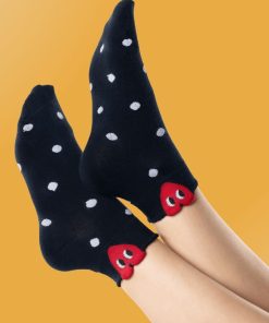 Chaussettes En Coton Coeur Des Garçons- Sockup- 35-43 - Bleu