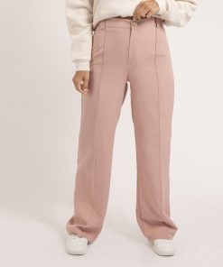 Pantalon coupe droite ELSY - Rose