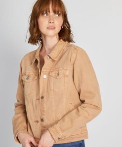 Veste en jean - Marron
