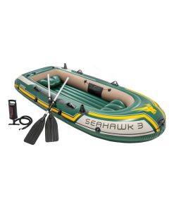Bateau gonflable Seahawk 3, set avec pompe et pagaies - N/A