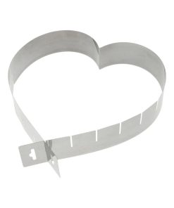 2 cadres à pâtisserie extensibles - coeur - N/A