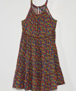 Robe à étages imprimé wax - Wax