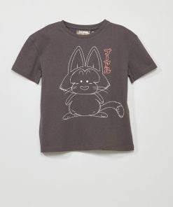 T-shirt 'Dragon Ball' manches courtes - Gris
