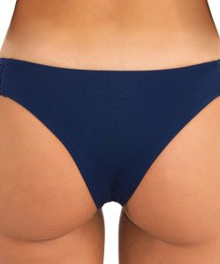 Bas de maillot string tanga Marine - Bleu