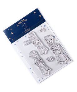 5 Tampons transparents Le Petit Prince, étoile, planète - N/A
