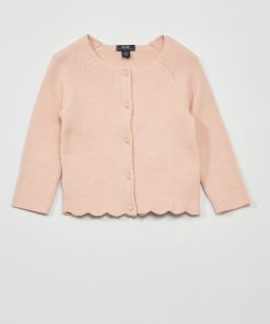 Gilet en maille fine - Rose