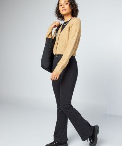 Jegging flare / bootcut stretch - Noir